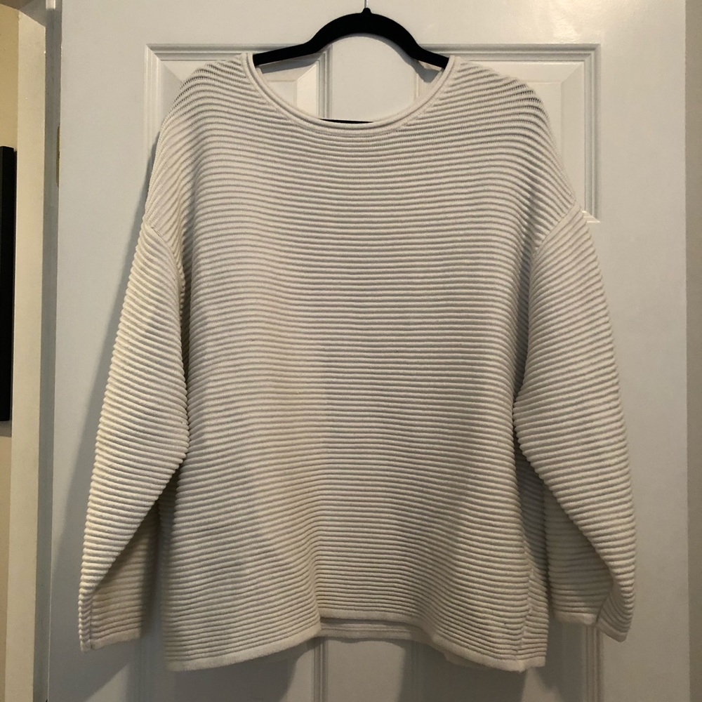 White Zara Sweater - L